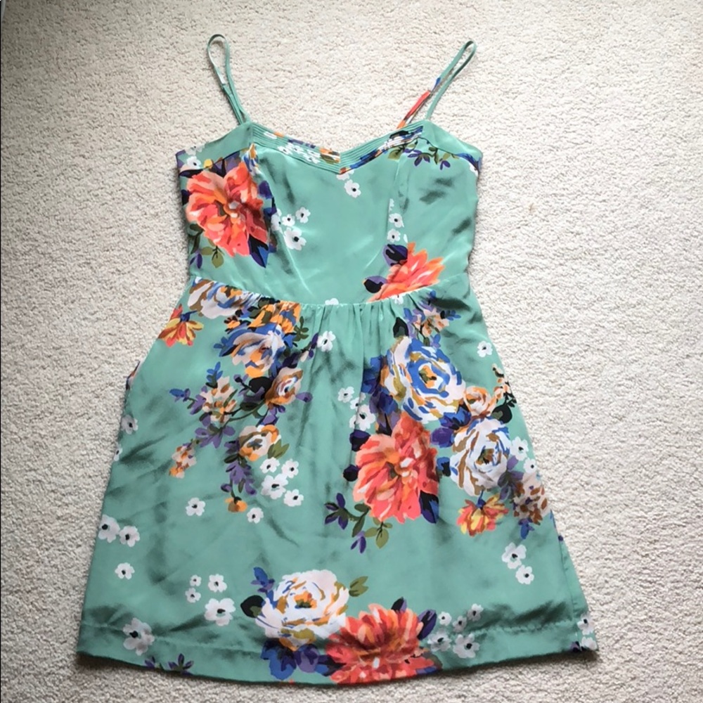 Verdant slip dress from Anthropologie